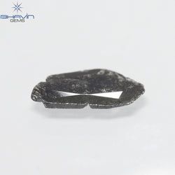 1.12 CT Slice Shape Natural Diamond Salt And Pepper Color I3 Clarity (13.00 MM)