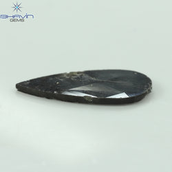 6.38 CT ペア スライス シェイプ ナチュラル ダイヤモンド グレー カラー I3 クラリティ (15.50 MM)