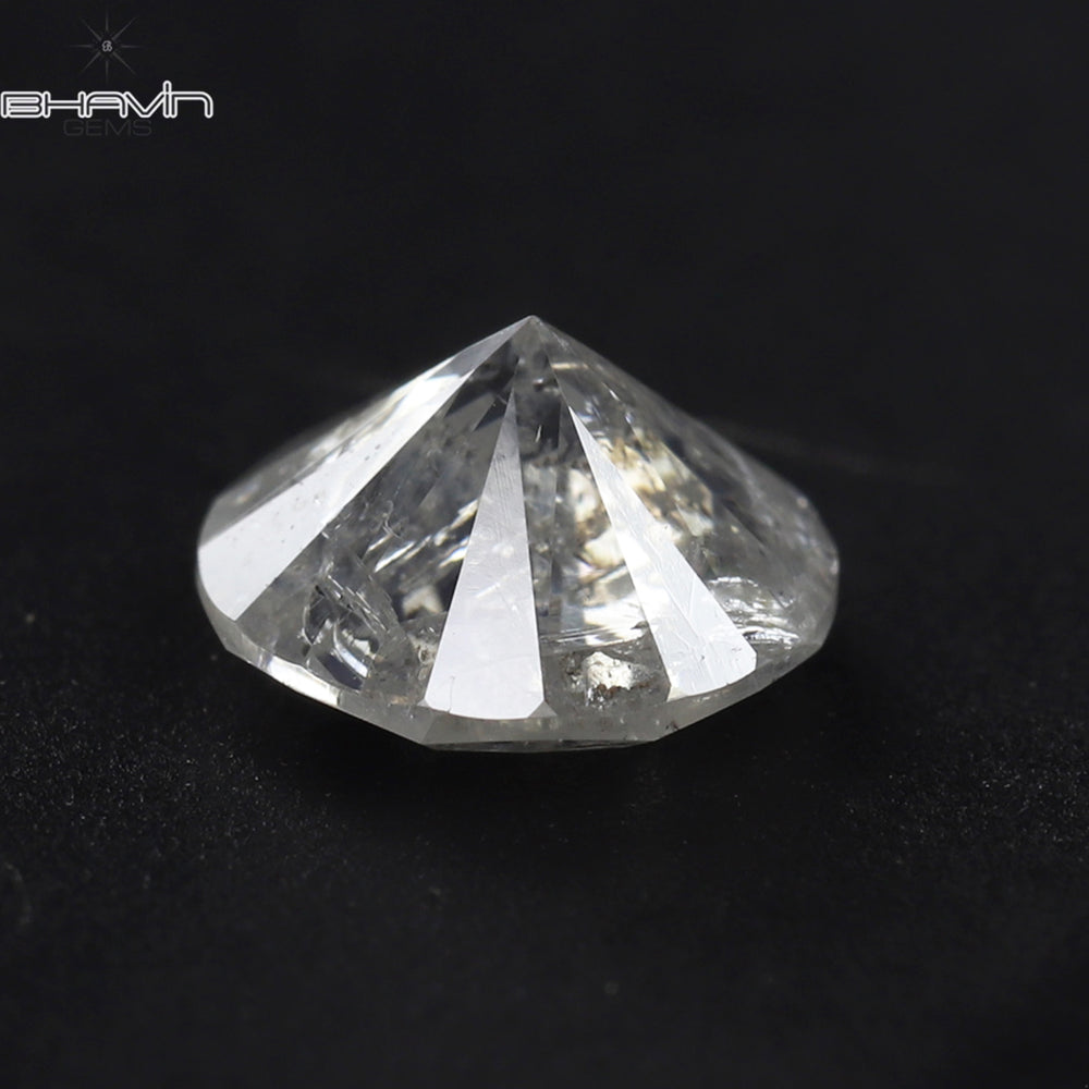 0.99 CT Round Shape Natural Loose Diamond White Color I3 Clarity (6.40 MM)