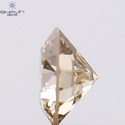 0.27 CT Round Shape Natural Loose Diamond Brown Color VS1 Clarity (4.12 MM)