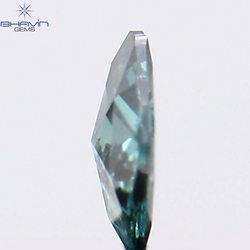 0.14 CT Round Rose Cut Shape Natural Diamond Blue Color I1 Clarity (3.84 MM)