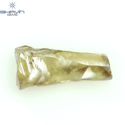 0.77 CT Rough Shape Natural Diamond Brown Color SI Clarity (8.40 MM)