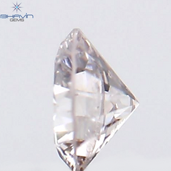 0.09 CT Round Shape Natural Diamond Pink Color SI2 Clarity (2.96 MM)