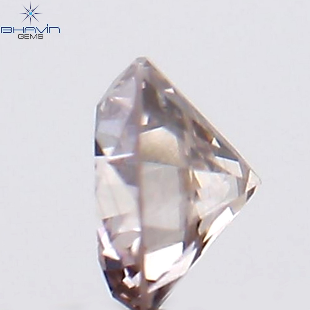 0.08 CT Round Shape Natural Diamond Pink Color VS1 Clarity (2.72 MM)