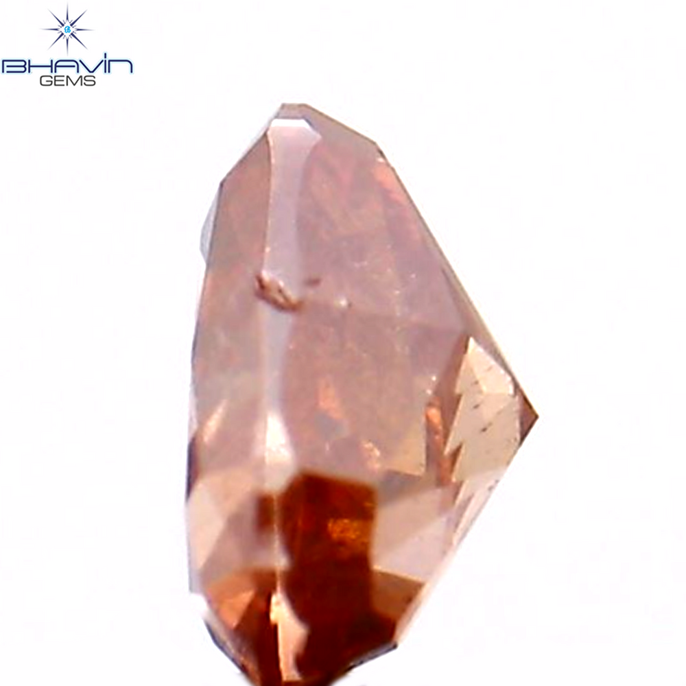 0.16 CT Heart Shape Enhanced Pink Color Natural Loose Diamond SI1 Clarity (3.65 MM)