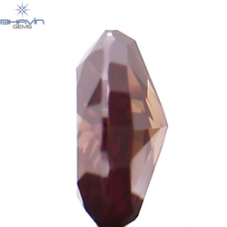 0.12 CT Oval Shape Natural Diamond Enhanced Pink Color VS2 Clarity (3.47 MM)