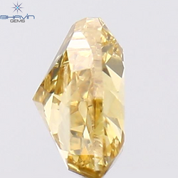 0.18 CT Heart Shape Natural Diamond Orange Color VS2 Clarity (3.65 MM)