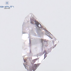 0.11 CT Round Shape Natural Diamond Pink Color I2 Clarity (3.13 MM)