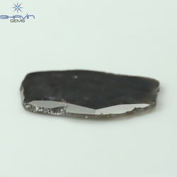 9.29 CT Slice Shape Natural Diamond Brown Gray Color I3 Clarity (21.00 MM)