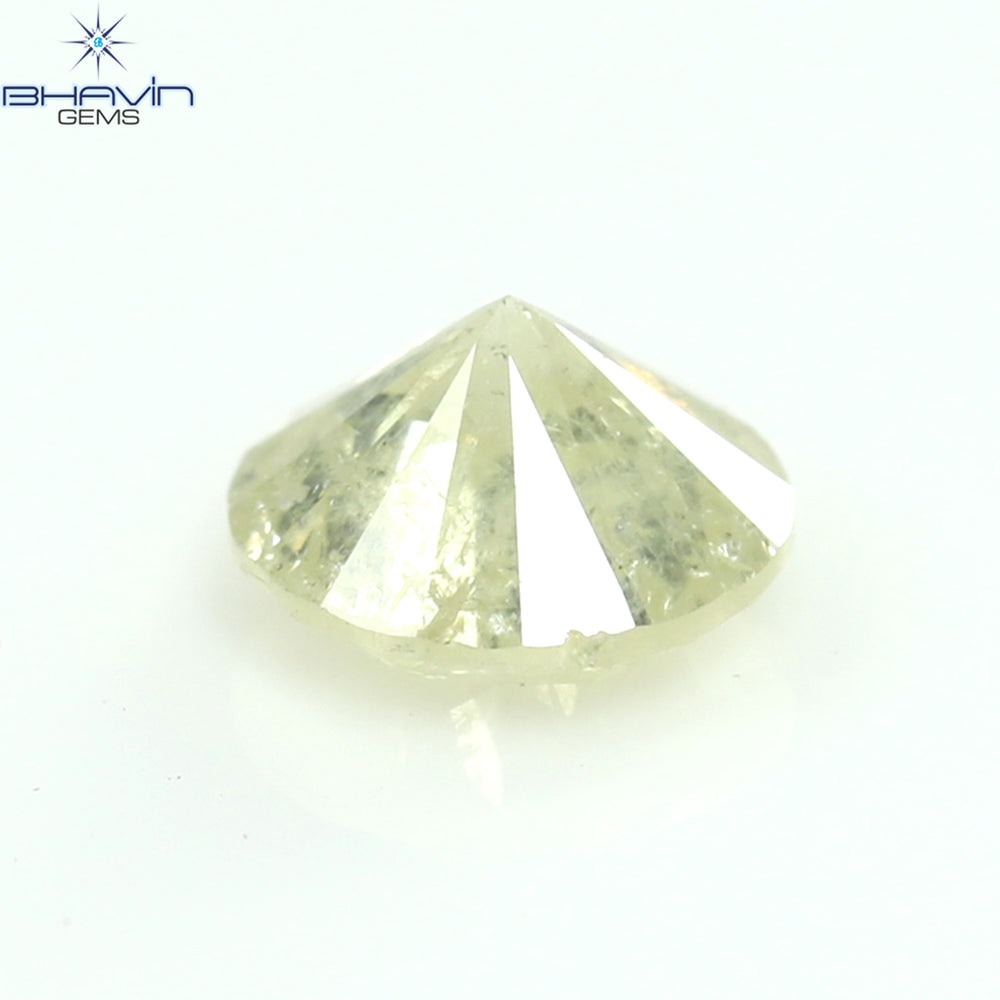 0.39 CT Round Shape Natural Loose Diamond White(M) Color I3 Clarity (4.53 MM)