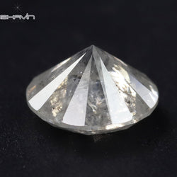 0.58 CT Round Shape Natural Diamond White Color I3 Clarity (5.30 MM)