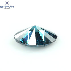 0.47 CT Marquise Diamond Blue Diamond I3 Clarity (6.23 MM)