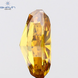 0.18 CT Oval Shape Natural Diamond Orange Color VS1 Clarity (4.21 MM)