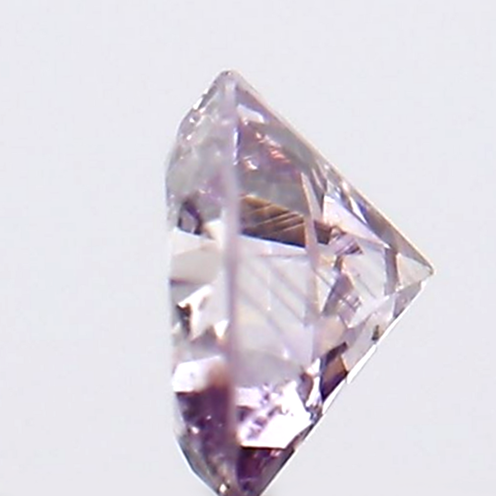 0.11 CT Round Shape Natural Diamond Pink Color I1 Clarity (3.14 MM)