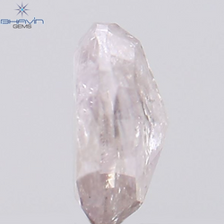 0.24 CT Oval Shape Natural Diamond Pink Color I3 Clarity (4.33 MM)