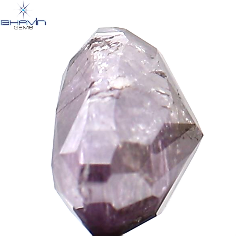 1.21 CT Heart Shape Natural Diamond Pink Color I3 Clarity (6.52 MM)