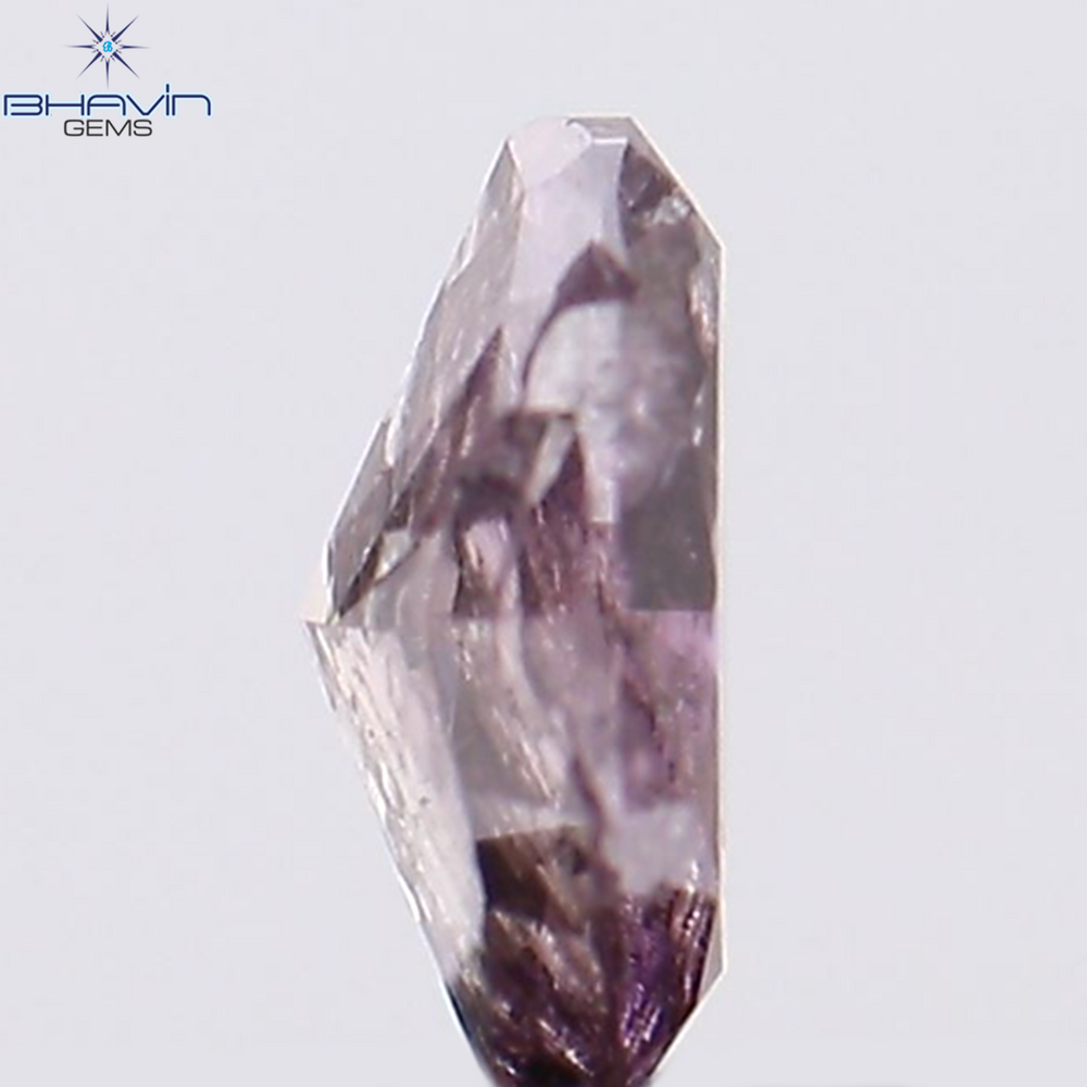 0.18 CT Oval Shape Natural Diamond Pink Color I2 Clarity (4.26 MM)