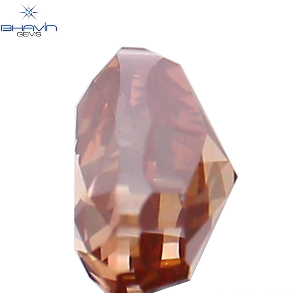 0.22 CT Heart Shape Enhanced Pink Color Natural Loose Diamond VS2 Clarity (3.89 MM)