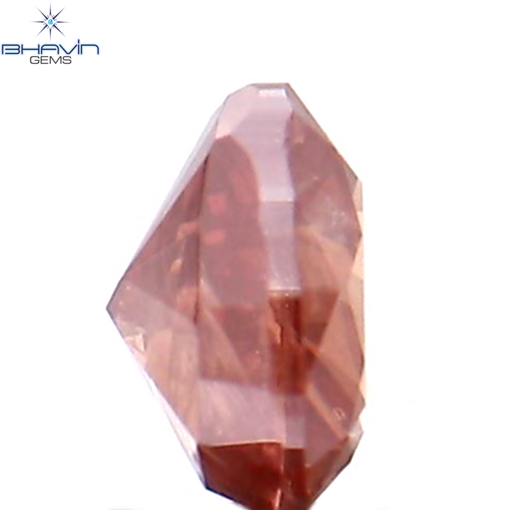 0.18 CT Heart Shape Enhanced Pink Color Natural Loose Diamond SI2 Clarity (3.58 MM)