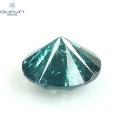0.27 CT Round Diamond Natural Loose Diamond Blue Color I3 Clarity (4.10 MM)