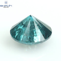 0.24 CT Round Diamond Natural Loose Diamond Blue Color I3 Clarity (3.85 MM)