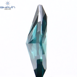 0.19 CT Marquise Shape Natural Diamond Enhances Blue Color SI1 Clarity (5.97 MM)