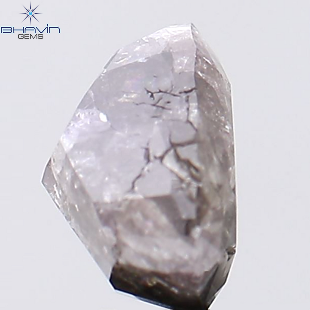 1.94 CT Heart Shape Natural Diamond Pink Color I3 Clarity (7.42 MM)