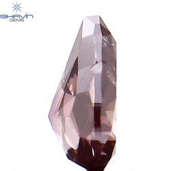0.22 CT Pear Shape Natural Diamond Pink Color I1 Clarity (4.67 MM)