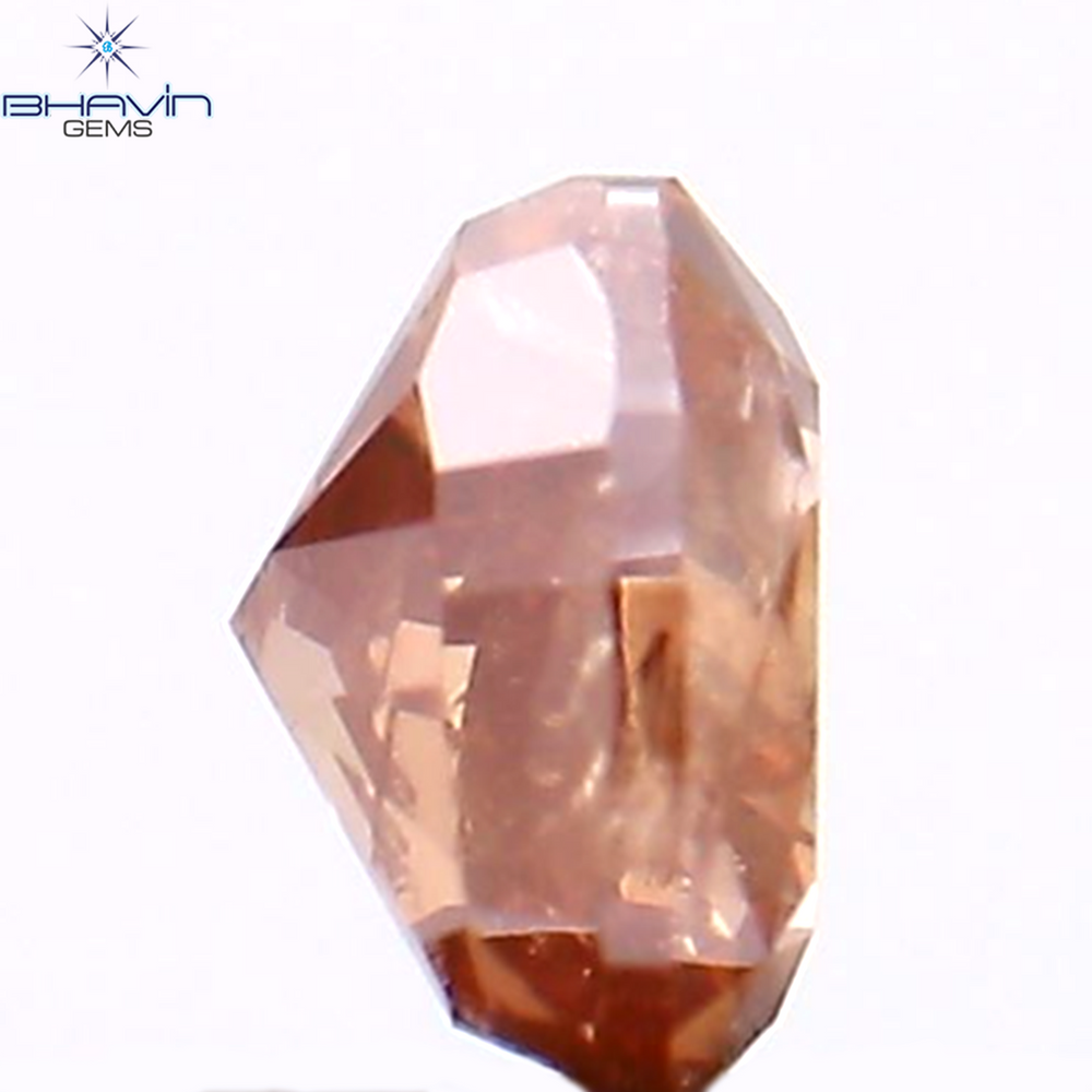 0.21 CT Heart Shape Enhanced Pink Color Natural Loose Diamond I1 Clarity (3.73 MM)