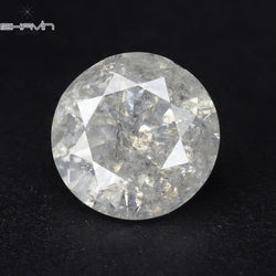0.56 CT Round Shape Natural Diamond White Color I3 Clarity (5.15 MM)