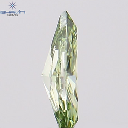 0.10 CT Marquise Shape Natural Diamond Green Color VS2 Clarity (4.80 MM)