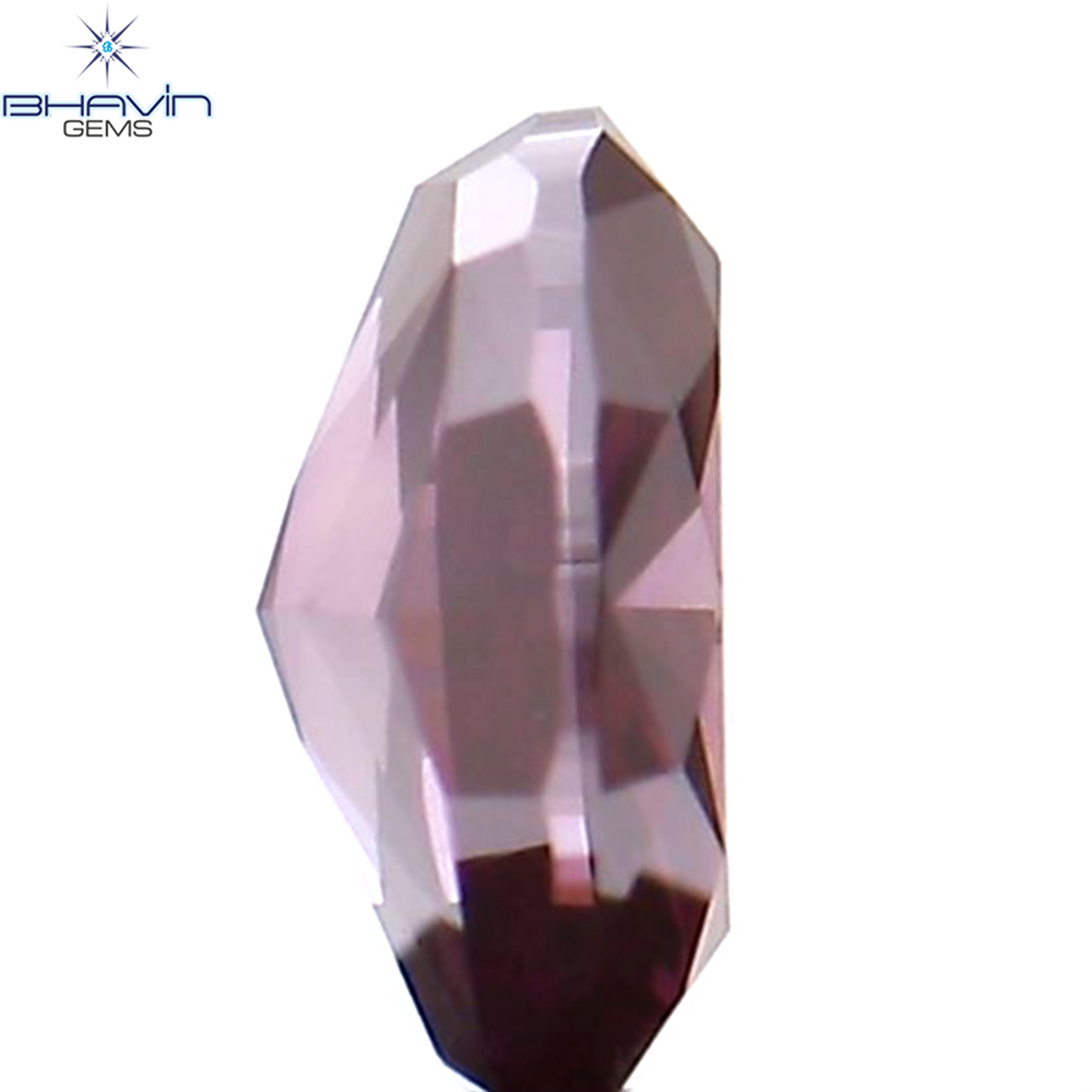 0.16 CT Oval Shape Natural Diamond Enhanced Pink Color VS1 Clarity (4.04 MM)