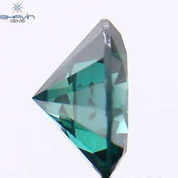 0.31 CT Round Shape Natural Diamond Blue Color SI1 Clarity (4.36 MM)