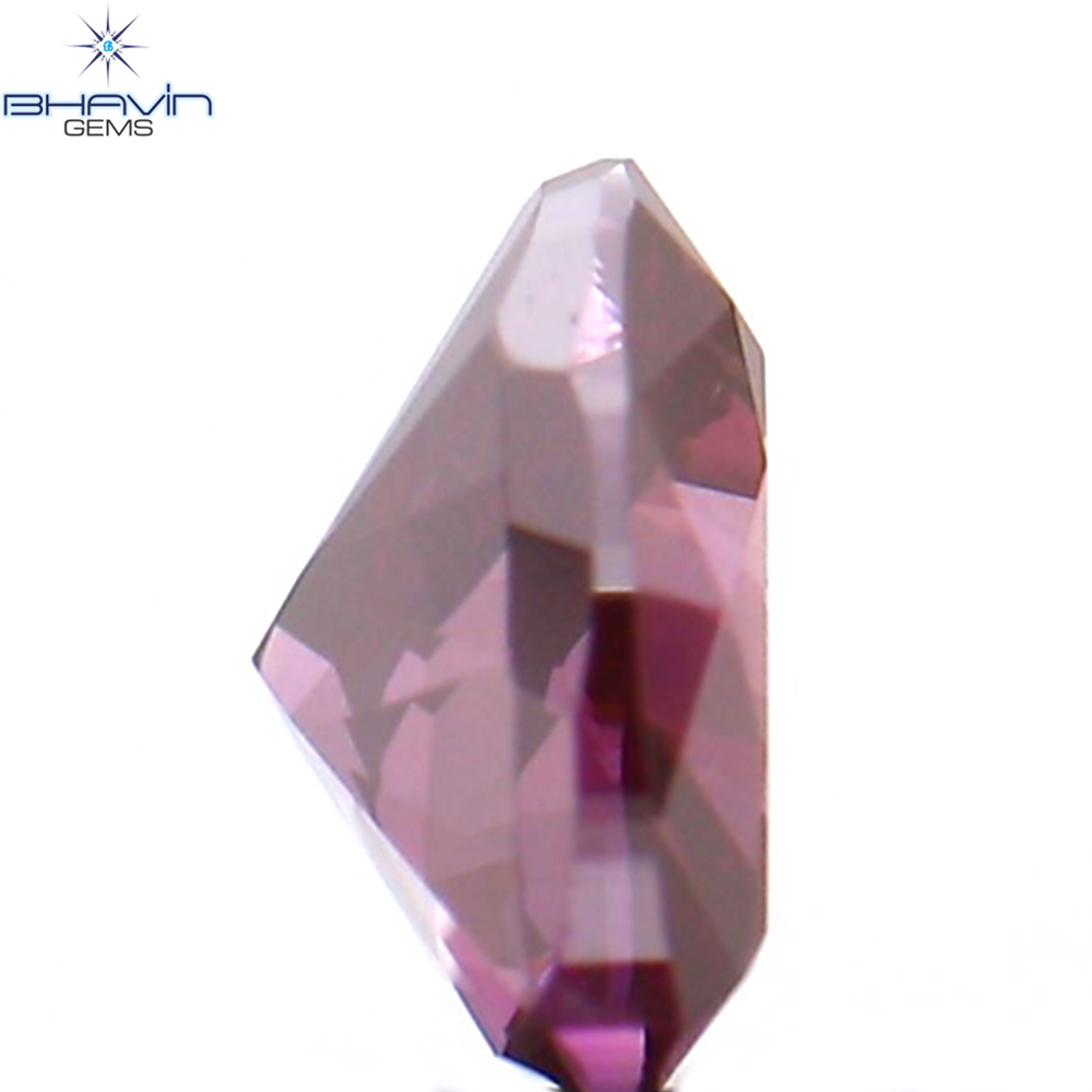 0.28 CT Heart Shape Enhanced Pink Color Natural Loose Diamond VS1 Clarity (4.49 MM)