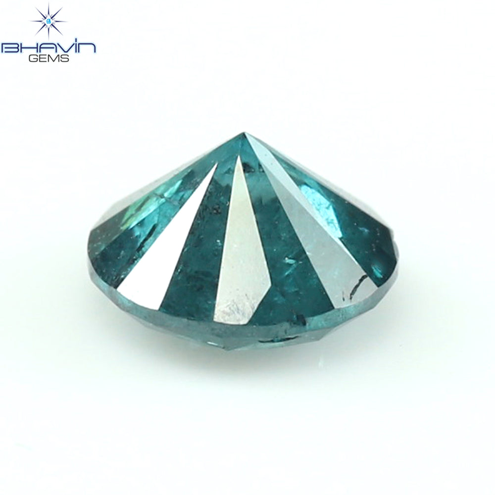 0.45 CT Round Diamond Natural Loose Diamond Blue Color I3 Clarity (4.75 MM)