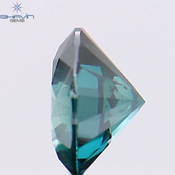 0.31 CT ラウンド シェイプ ナチュラル ダイヤモンド ブルー カラー VS2 クラリティ (4.30 MM)