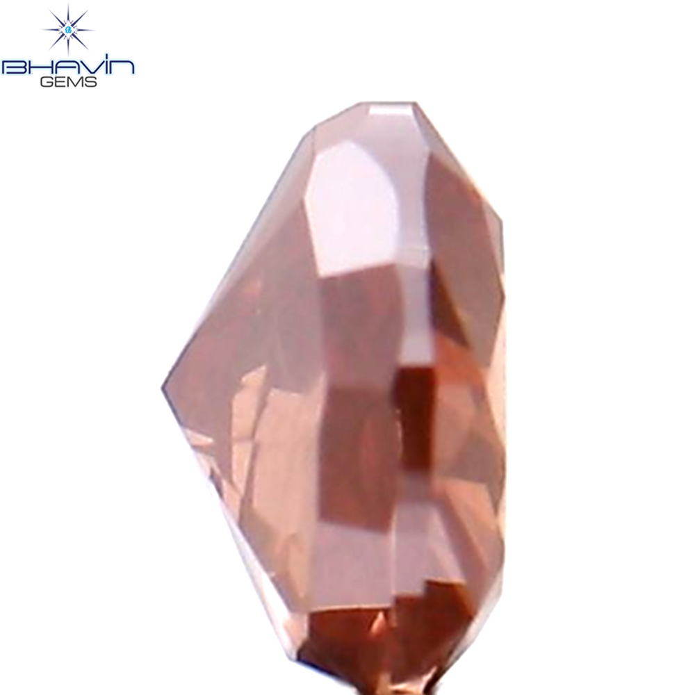 0.19 CT Heart Shape Enhanced Pink Color Natural Loose Diamond VS2 Clarity (3.68 MM)