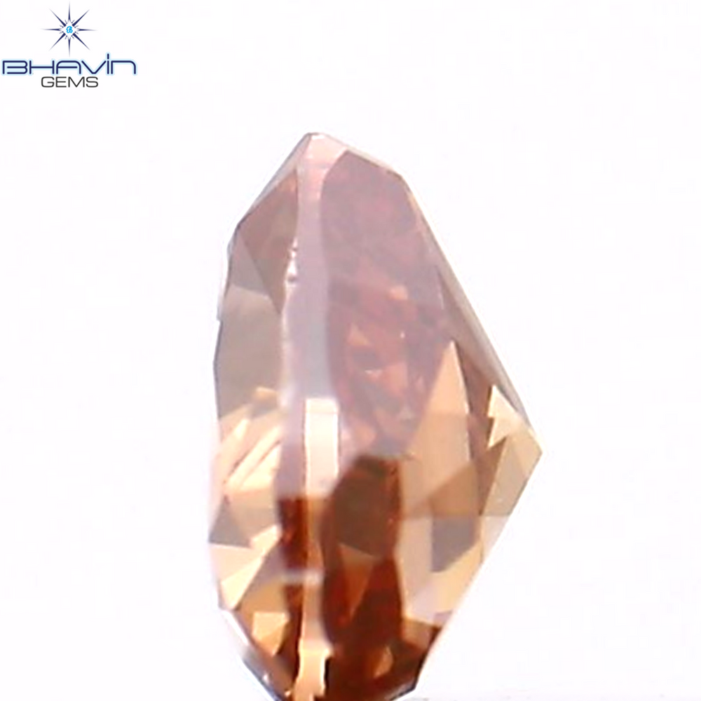 0.19 CT Heart Shape Enhanced Pink Color Natural Loose Diamond VS2 Clarity (3.78 MM)