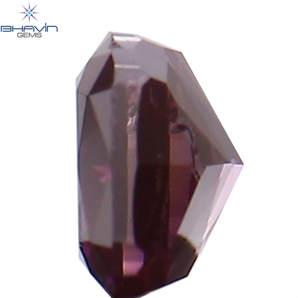 0.07 CT クッション シェイプ ナチュラル ルース ダイヤモンド 強化ピンク色 VS2 クラリティ (2.36 MM)