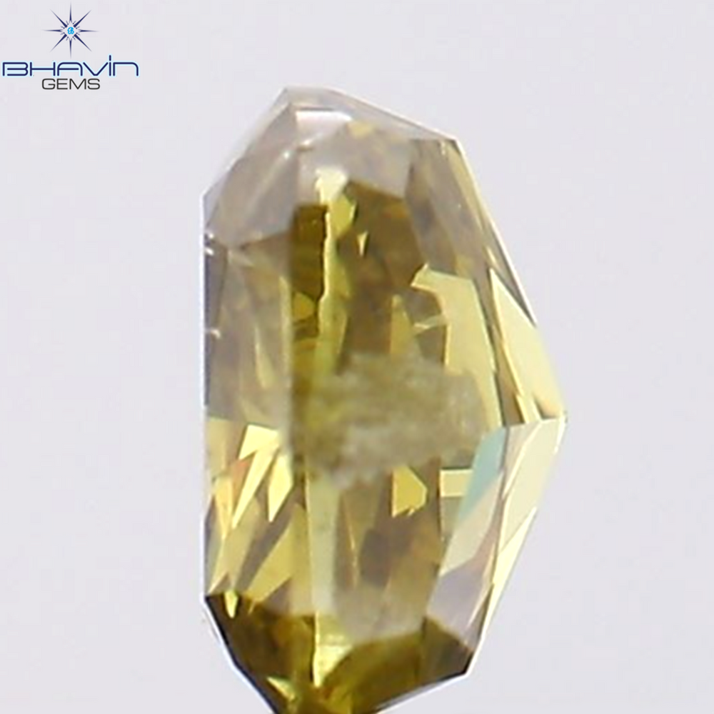 0.26 CT Cushion Shape Natural Diamond Green Color SI2 Clarity (3.80 MM)