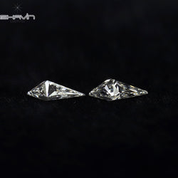 0.20 CT/2 Pcs Kite Shape White (G+) Color Natural Loose Diamond VS Clarity (5.00 MM)