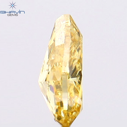 0.25 CT Pear Shape Natural Diamond Orange Color SI2 Clarity (4.98 MM)