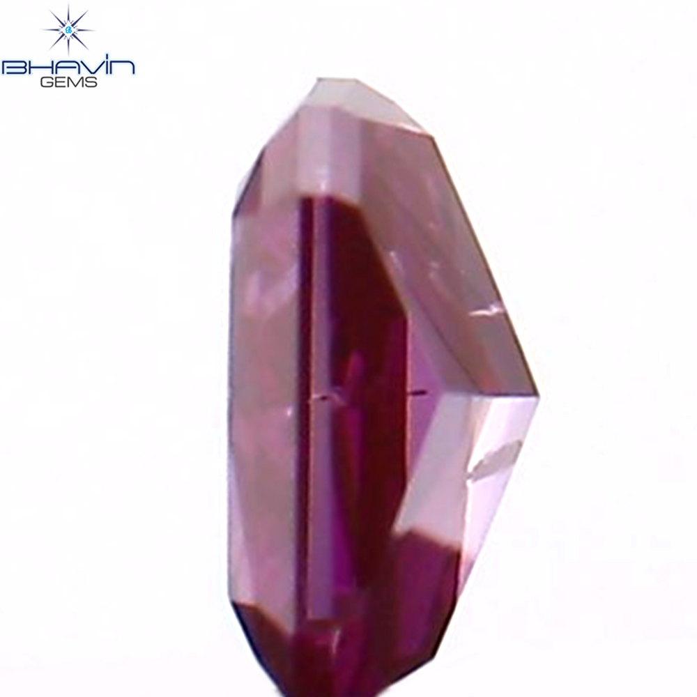 0.07 CT Radiant Diamond Pink Color Natural Diamond Clarity VS1 (2.70 MM)