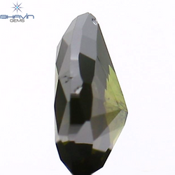 0.20 CT Pear Shape Natural Diamond Green Color I2 Clarity (4.55 MM)