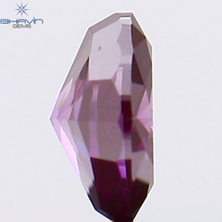 0.17 CT Oval Shape Natural Diamond Enhanced Pink Color VS2 Clarity (3.96 MM)