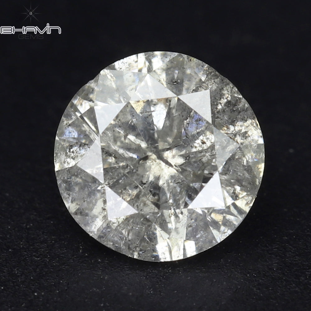 0.43 CT Round Shape Natural Diamond White Color I3 Clarity (4.07 MM)