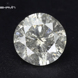 0.43 CT Round Shape Natural Diamond White Color I3 Clarity (4.07 MM)