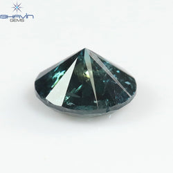 1.09 CT Round Diamond Natural Loose Diamond Blue Color I3 Clarity (6.43 MM)