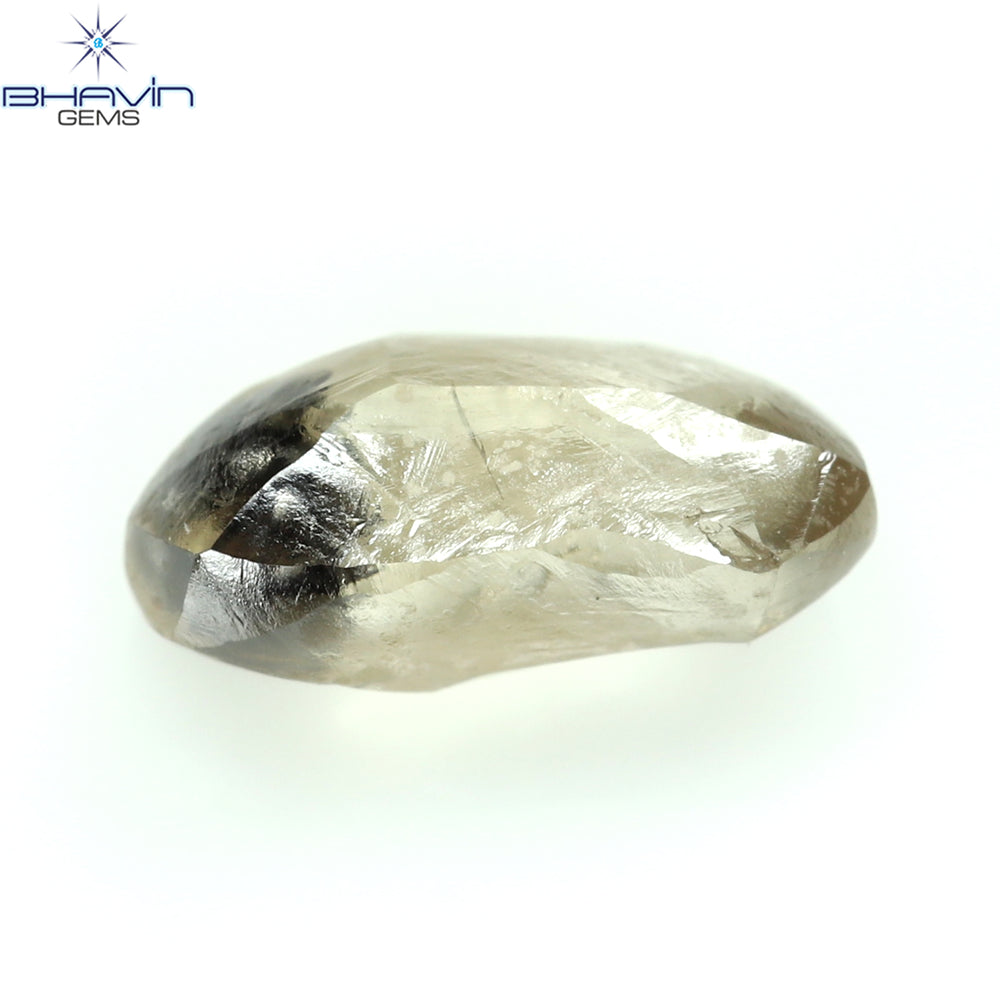 0.84 CT Rough Shape Natural Diamond Pink Color SI Clarity (7.26 MM)