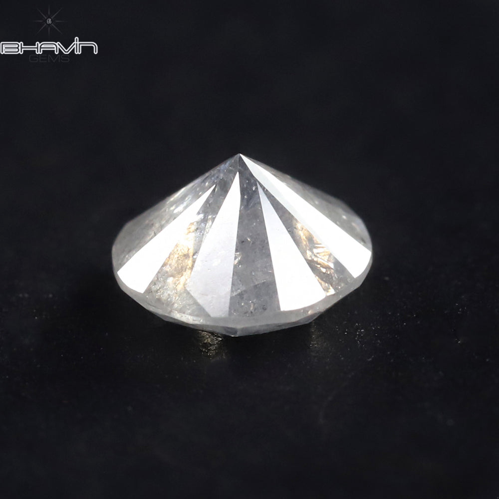 0.54 CT Round Shape Natural Loose Diamond White Color I3 Clarity (5.13 MM)